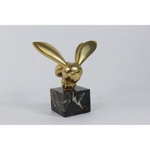 Gaston Lachaise Brass Bee Sculpture Philadelphia Museum Replica Marble Base